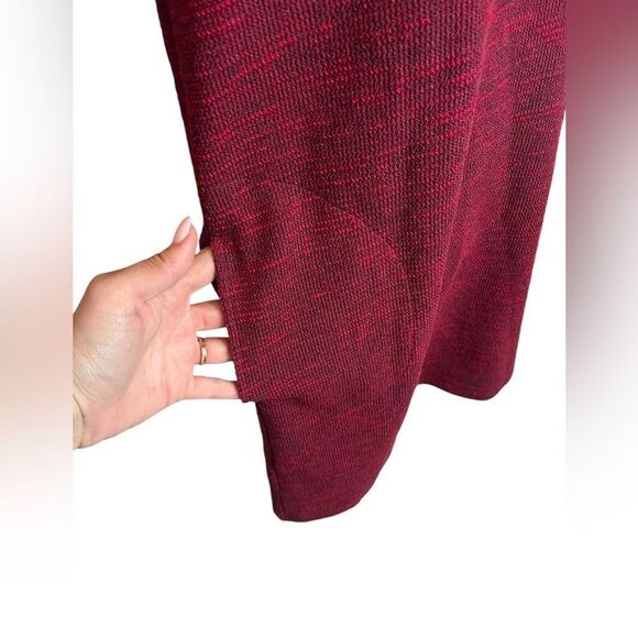 LOFT RED SHIFT KNEE LENGTH BOW TIE BACK CLASSIC & COMFY WOMENS DRESS SIZE 8 - Picture 7 of 9